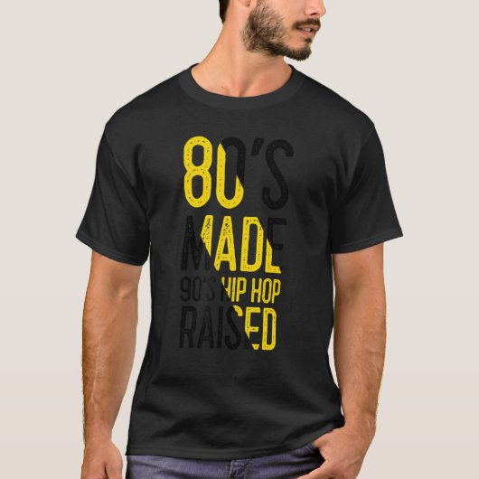 80年代メイド90年代ヒップホップアパレル2 Tシャツ (正面)