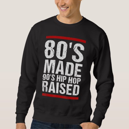 80年代メイド90年代ヒップホップアパレル スウェットシャツ (正面)