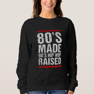 80年代メイド90年代ヒップホップアパレル スウェットシャツ