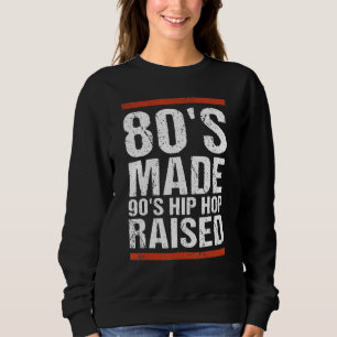 80年代メイド90年代ヒップホップアパレル スウェットシャツ