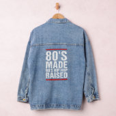 80年代メイド90年代ヒップホップアパレル デニムジャケット (ハンガー)