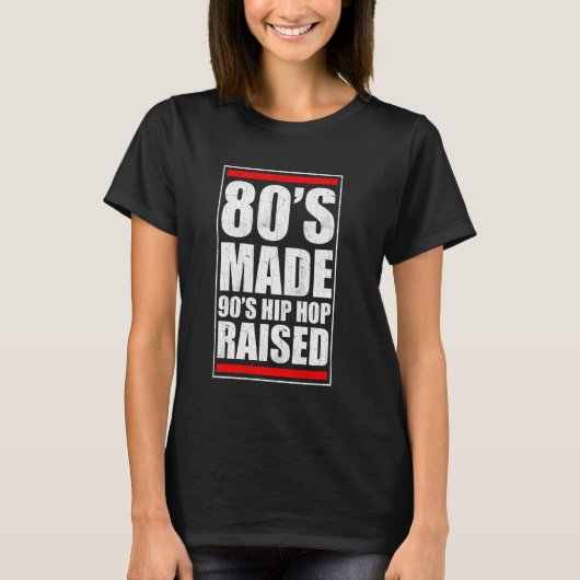80年代メイド90年代ヒップホップアパレル Tシャツ (正面)