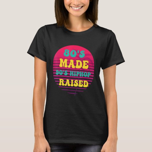 80年代メイド90年代ヒップホップ育ヴィンテージ Tシャツ (正面)