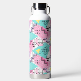 80年代メンフィスアクティブピンクターコイズ ウォーターボトル
