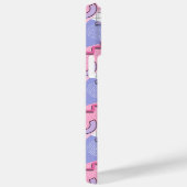 80年代メンフィスアクティブピンク薄紫 Case-Mate iPhoneケース (裏面 / 右)