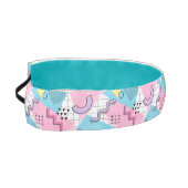 80年代メンフィス活発なピンク色ライトブルー アスレチックヘッドバンド (左)