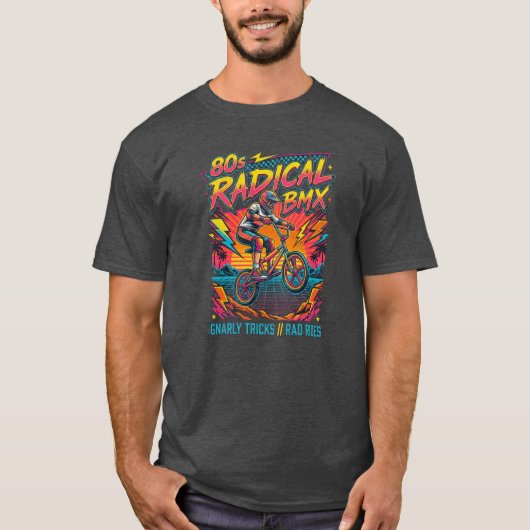 80年代ラジカルBMX Tシャツ (正面)