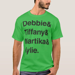 80年代レディ10代のズポップ・アートの・パンテオンクラシック Tシャツ