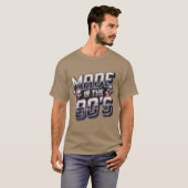 80年代レトロなネオンライトニングの友達 Tシャツ (正面フル)