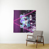 80年代レトロダンスパーティーの背景 タペストリー (インサイチュ(横))