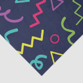 80年代レトロパーティーネオンメンフィス模様 薄葉紙 (詳細)