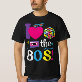 80年代レトロビンテージの雰囲気が好き ネオンカセット Tシャツ