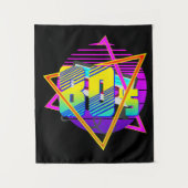 80年代レトロビンテージサンセット タペストリー (正面)