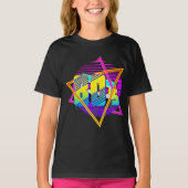 80年代レトロビンテージサンセットTシャツ Tシャツ (正面)