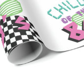 80年代レトロモチーフ ラッピングペーパー (ロールコーナー)