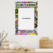 80年代レトロ写真ブースフレーム小道具ポスター ポスター (キッチン)