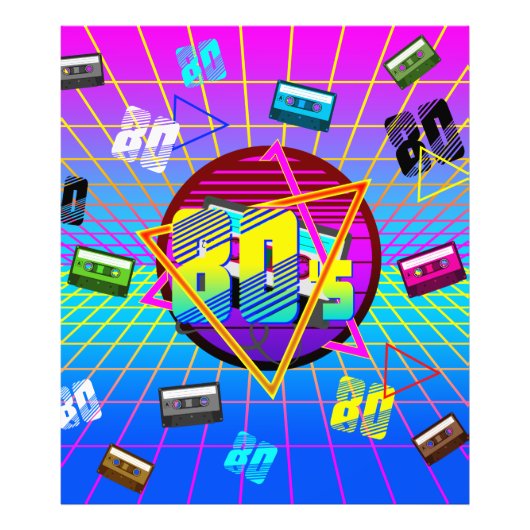 80年代レトロ古学校カセットテープ フォトプリント            (正面)