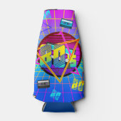 80年代レトロ古学校カセットテープ ボトルクーラー (正面)