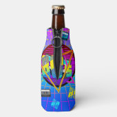 80年代レトロ古学校カセットテープ ボトルクーラー (ボトル裏面)