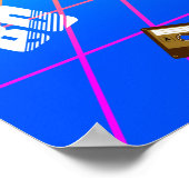 80年代レトロ古学校カセットテープ ポスター (角)