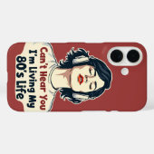 80年代レトロ懐かしの音楽好きの思い出デザイン Case-Mate iPhoneケース (裏面 (横))