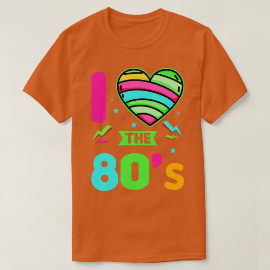 80年代レトロ衣装テーマパーティー衣装90年代パーティー18 Tシャツ (デザイン正面)