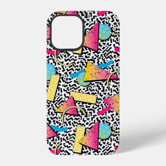 80年代レトロ・ニュー・ウェーブ柄 iPhone/iPadケース iPhoneケース (裏面)