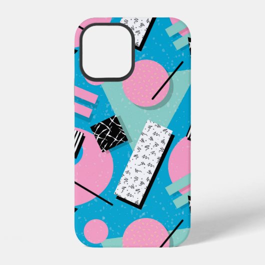 80年代レトロ・ニュー・ウェーブ柄 iPhone / iPad カー iPhoneケース (裏面)