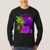 80年代レトロ ビンテージ サンセット Tシャツ (正面)