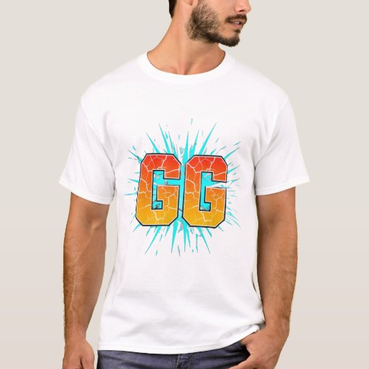 80年代レトロ「GG」Tシャツ! Tシャツ (正面)