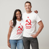 80年代レトロUSSR CCCPソ連レドゥッ動揺してクス Tシャツ (ユニセックス)