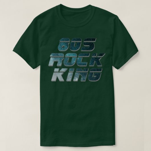 80年代ロックキング Tシャツ (デザイン正面)
