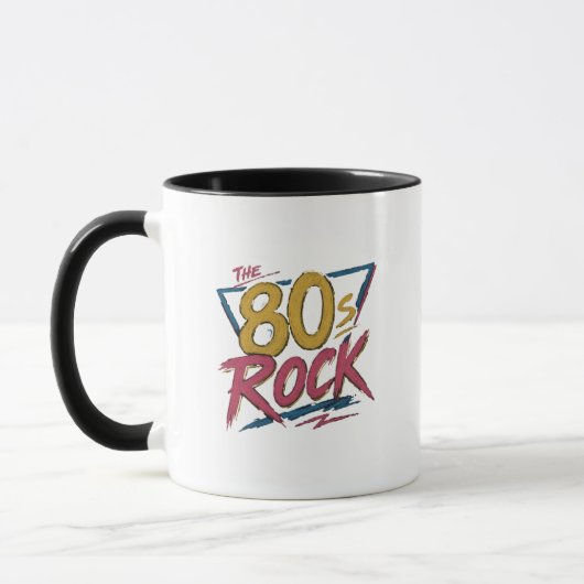 80年代ロック - レトロ マグカップ (左)