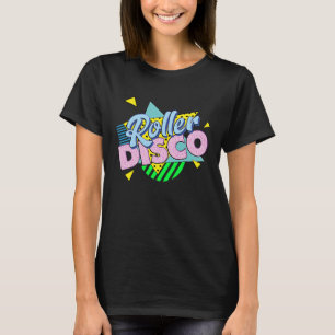 80年代ローラースケートパーティー ローラーディスコ Tシャツ