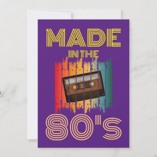 80年代ヴィンテージカセットテープ 招待状