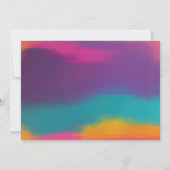 80年代ヴィンテージ誕生日写真招待状 招待状 (裏面)