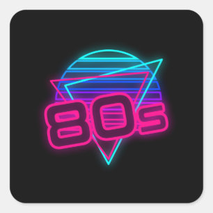 80年代ヴィンテージ1980年レトロ80年代恋人80年代衣装 スクエアシール