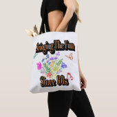 80年代以降のおもしろいの導入 トートバッグ (クローズアップ)