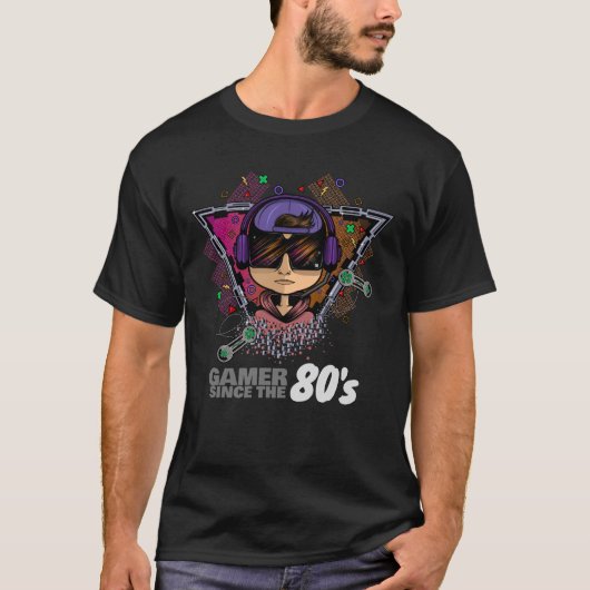 80年代以降のゲーマー Tシャツ (正面)