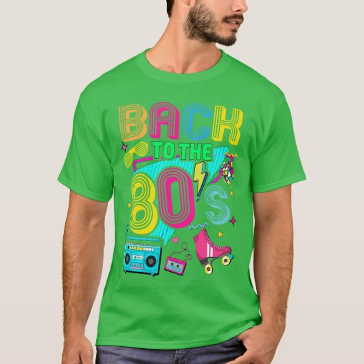 80年代復古ヴィンテージコスチューム Tシャツ (正面)