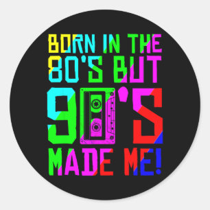 80年代生まれだけど90年代が好きになった 80年代も90年代も大好き ラウンドシール