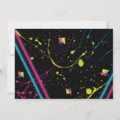 80年代生まれの2つの写真 過去と現在 招待状 (裏面)