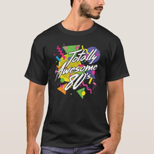 80年代素晴らし、全素晴らしいスタイル誕生日80年代p tシャツ (正面)
