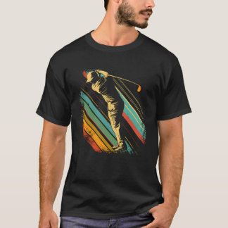 80年代風ゴルフプレイヤーの友達 Tシャツ