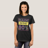 80年代風タイプグラフィーファッション Tシャツ (正面フル)