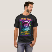 80年代風宇宙飛行士 スペースC Tシャツ (正面フル)