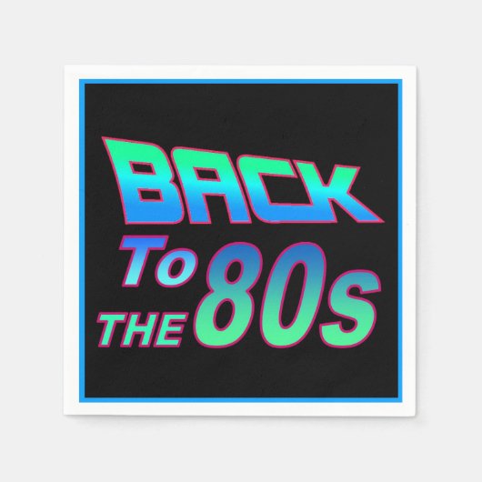 80年代1カクテルナプキンへ スタンダードカクテルナプキン (正面)