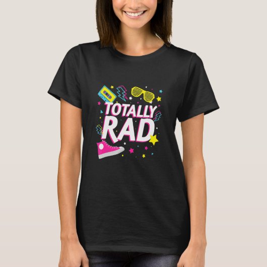 80年代1980年代をテーマにしたコスチューム・ディスコ Tシャツ (正面)