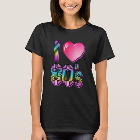 80年代80年代が大好き Tシャツ (正面)