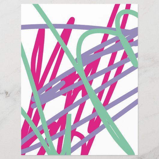 80年代80年代ヴィンテージカラーメドレスプラッシュアートガール チラシ (裏面)